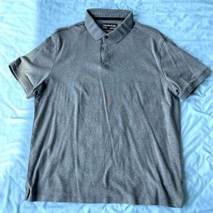 Calvin Klein Breathable Polo T-Shirt | Gray | Never Worn